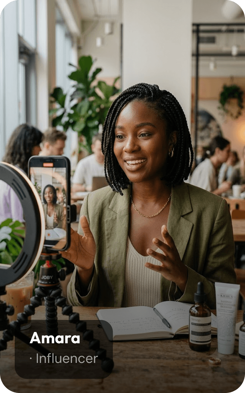 Amara, Influencer